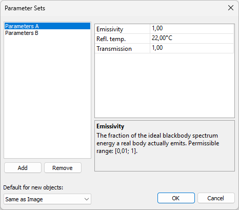 measurement-parameters-parameter-sets-dialog